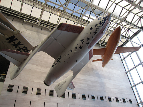 SpaceShipOne, v národním National Air and Space Museum ve Washingtonu DC (Bernt Rostad/ flickr.com) 